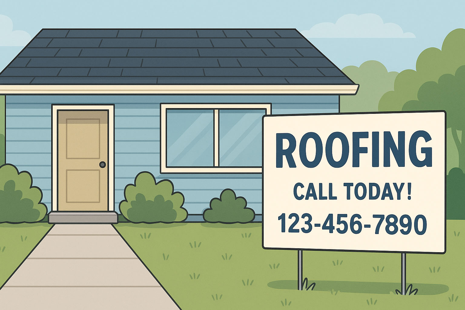 Roofing Illustration