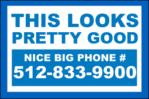 good color sign